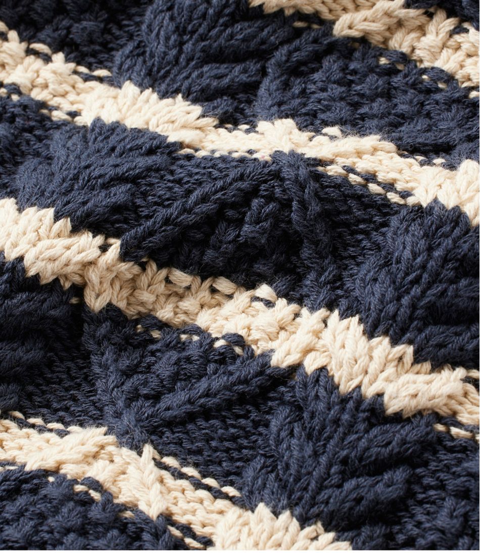 Women's Signature Cotton Fisherman Sweater, Crewneck Stripe | L.L.Bean Value