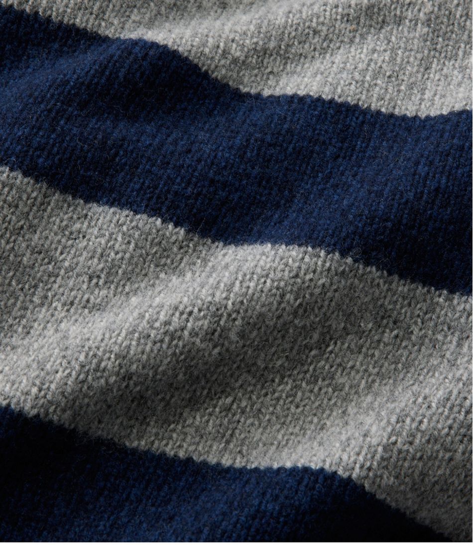 Men's Bean's Classic Ragg Wool Sweater, Rollneck, Stripe | L.L.Bean Classic