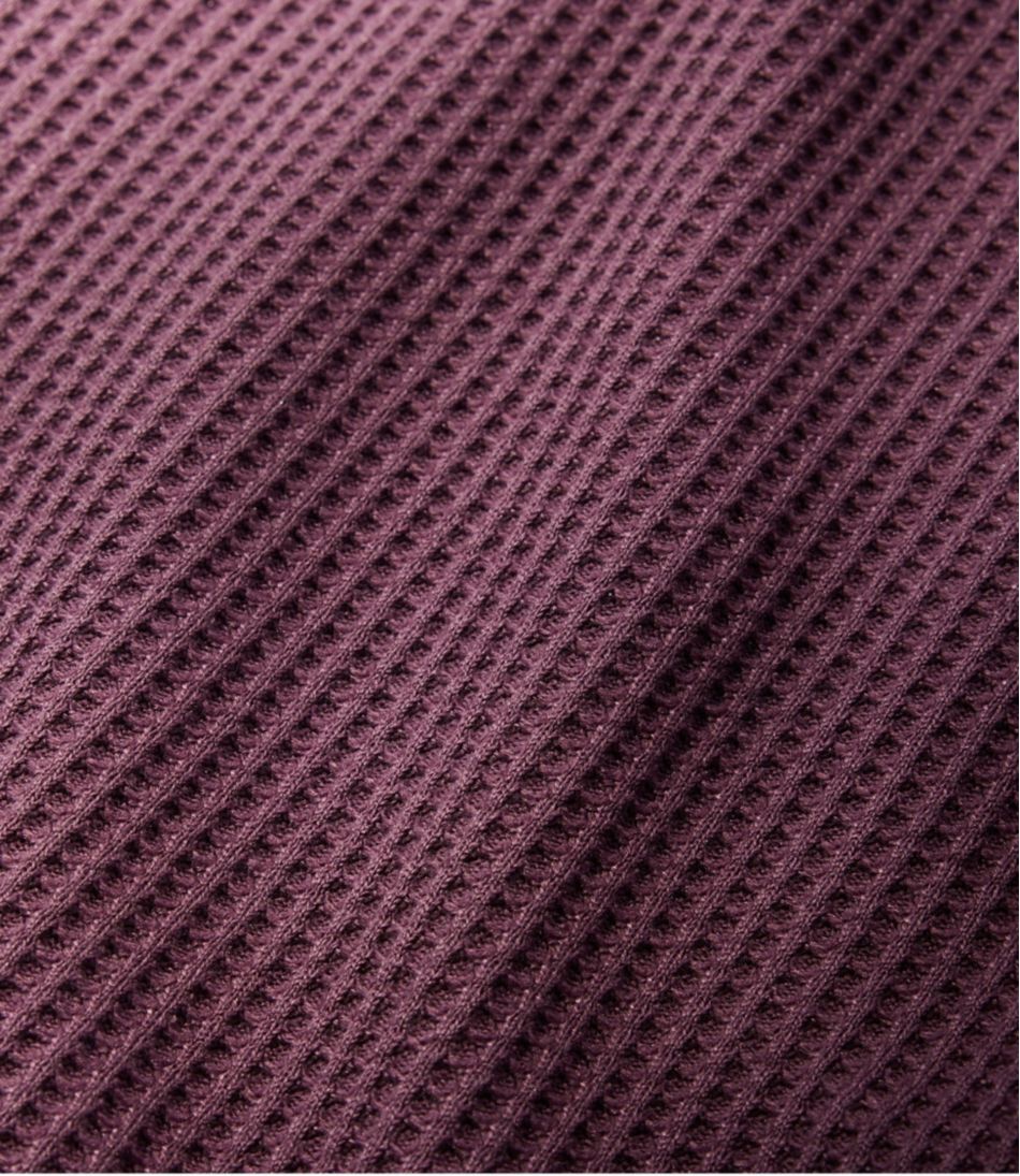 Women's Birchwood Brushed Waffle Top, Crewneck | L.L.Bean Essential
