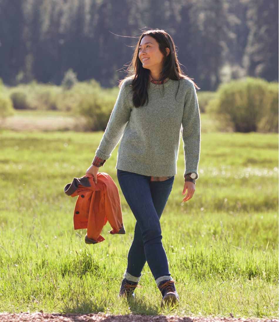 Women's Bean's Classic Ragg Wool Sweater, Crewneck | L.L.Bean Essential