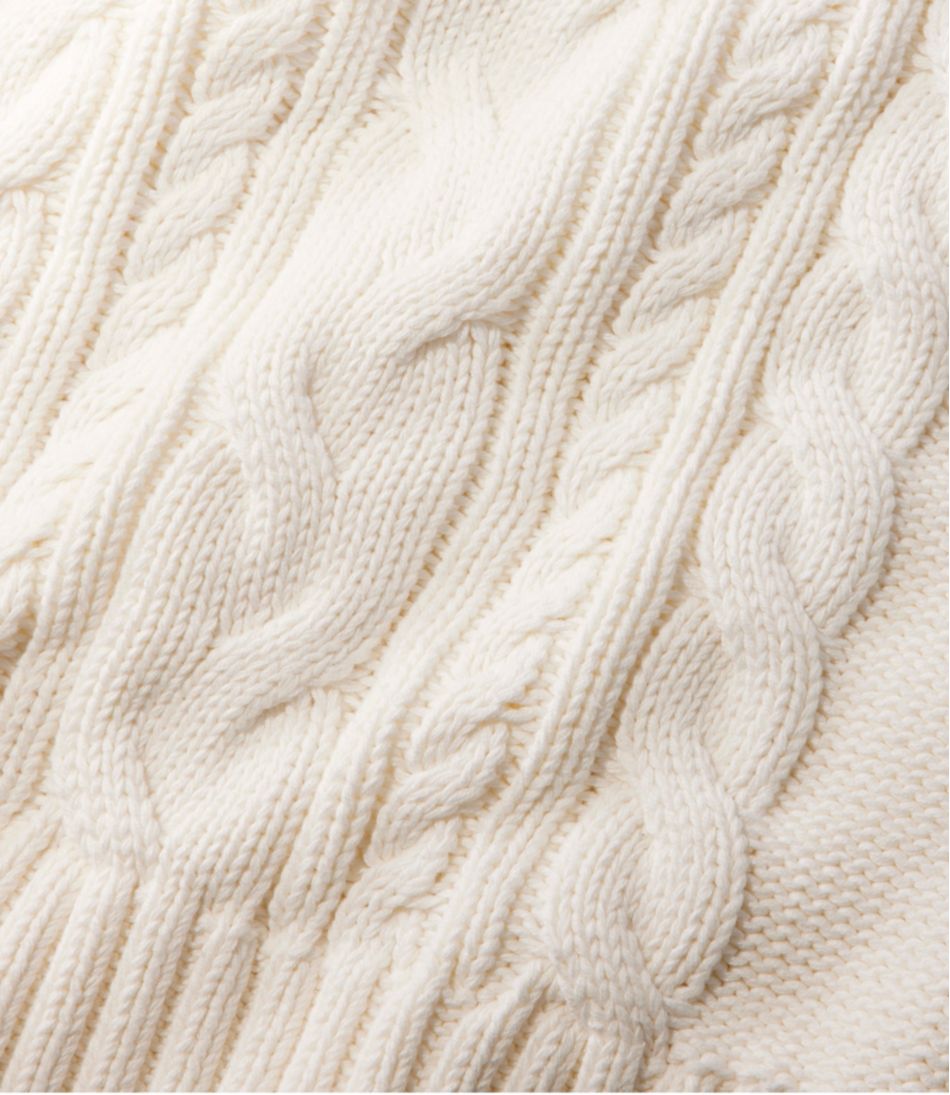 Women's Double L® Cable Sweater, Crewneck | L.L.Bean Best Seller