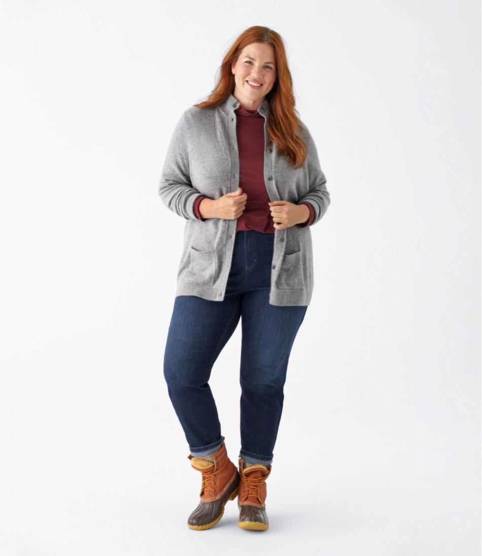Women's Classic Cashmere Button-Front Cardigan | L.L.Bean Everyday