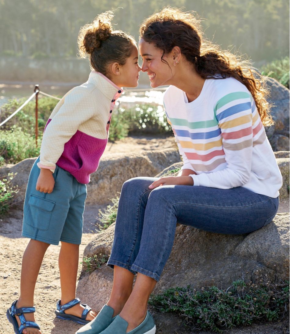 Women's Peaks Island Crewneck, Stripe | L.L.Bean Featured