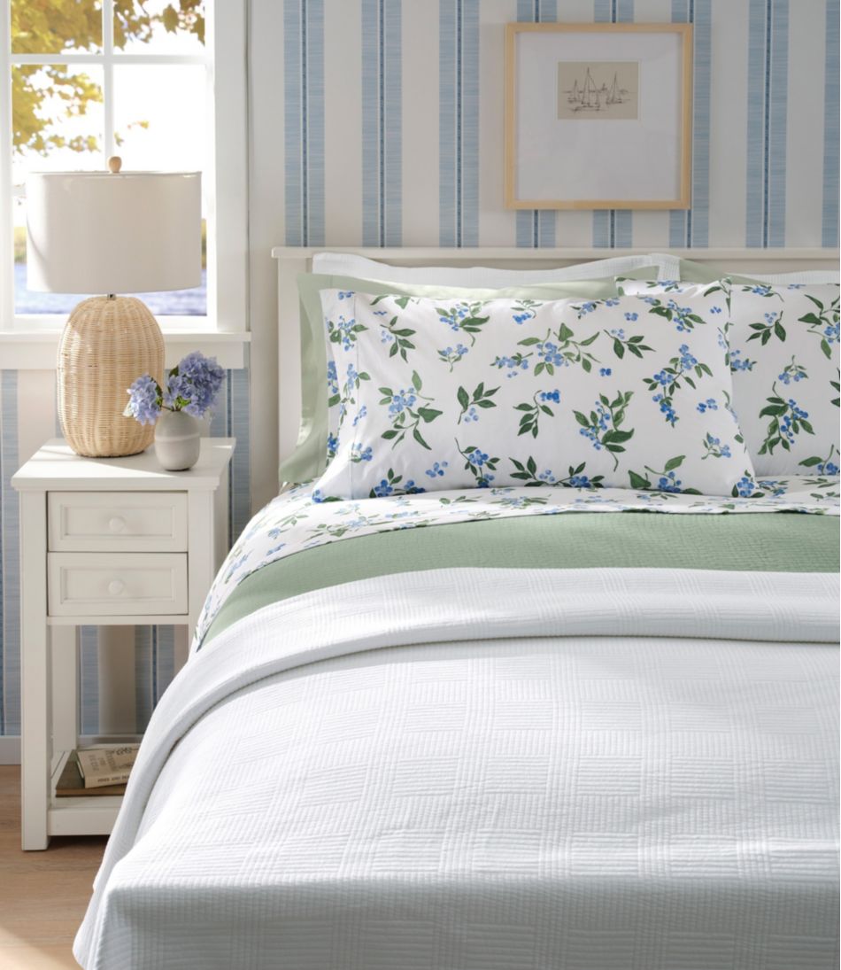 Jess Franks Blueberry Print Percale Sheet Set Collection | L.L.Bean Featured