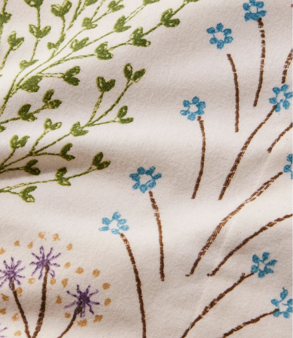 Botanical Floral Flannel Comforter Cover Collection | L.L.Bean Everyday