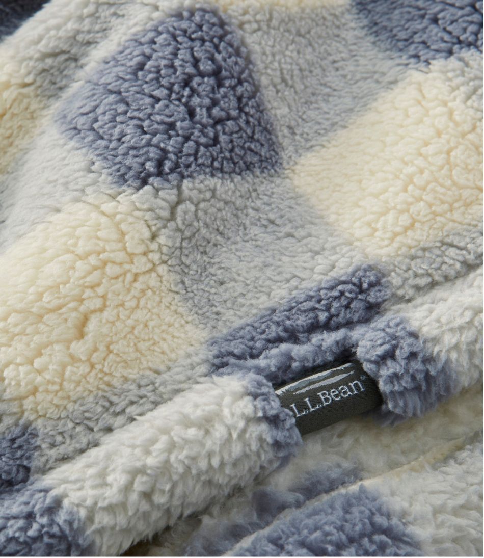 Cozy Sherpa Wearable Throw, Plaid | L.L.Bean Popular