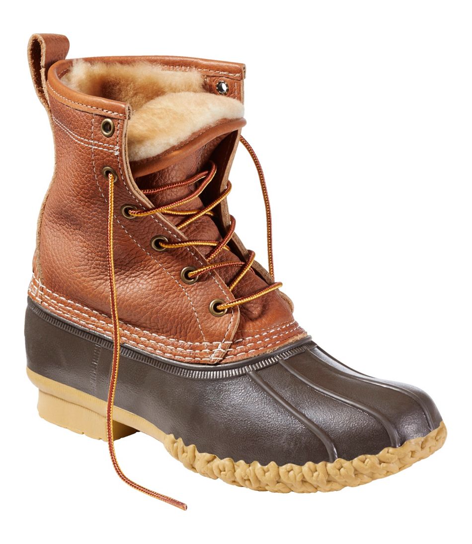 Women's Bean Boots, 8" Shearling-Lined Insulated | L.L.Bean Classic