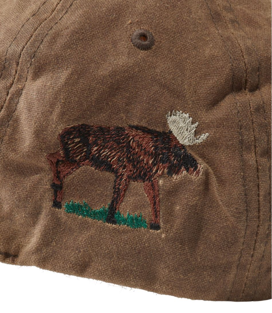 Adults' MIF&W Waxcloth Hat, Moose | L.L.Bean Classic