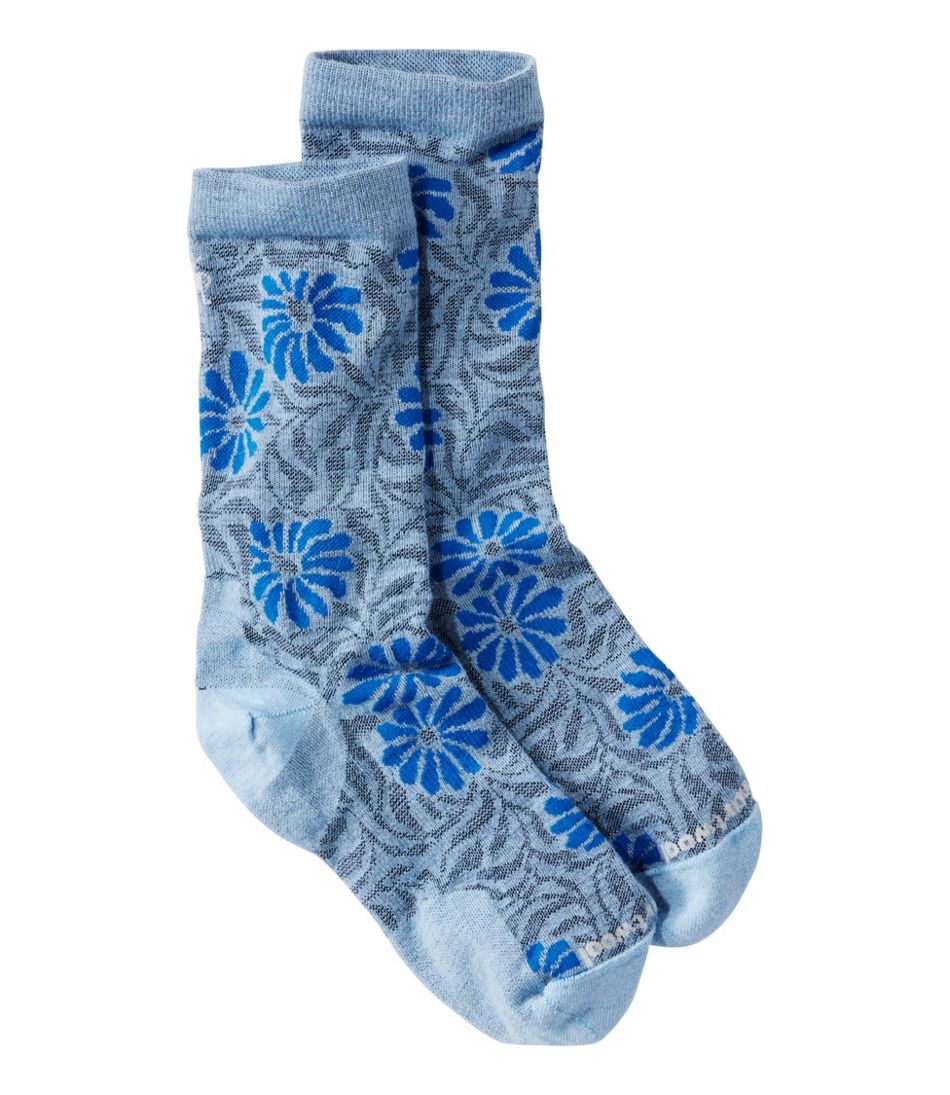 Adults' Smartwool Everyday Floral Crew Socks | L.L.Bean Classic