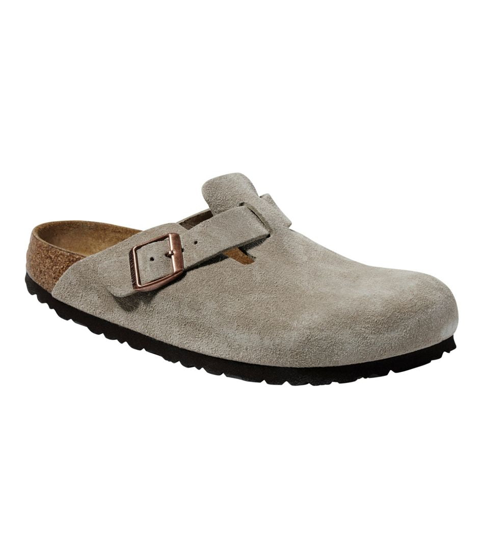 Women's Birkenstock Boston Clogs, Suede Soft Footbed | L.L.Bean Essential