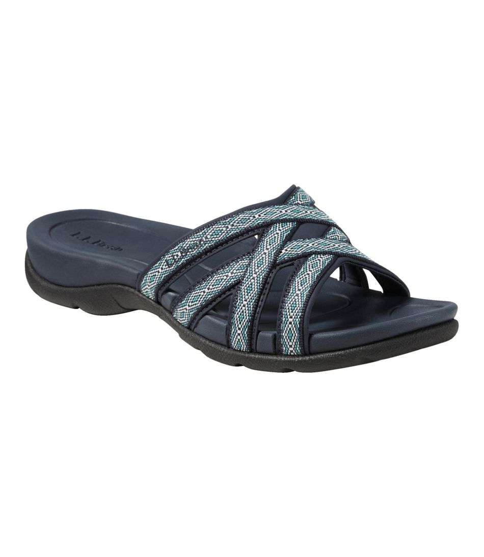Women's Boothbay Slide Sandals, Print | L.L.Bean Value