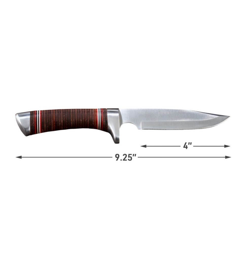 L.L.Bean Stacked Leather Hunting Knife | L.L.Bean Best Seller