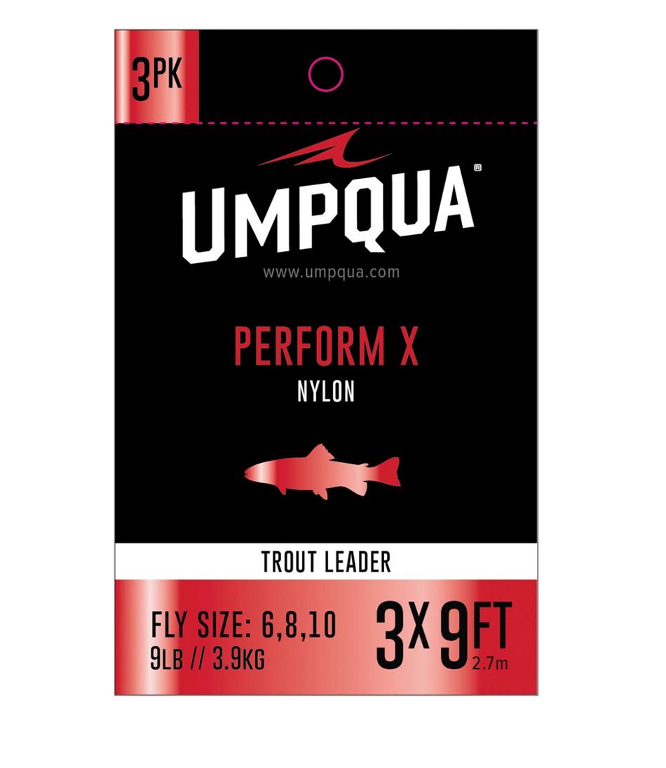 Umpqua Perform X Trout Leader, 3-Pack | L.L.Bean Great Value