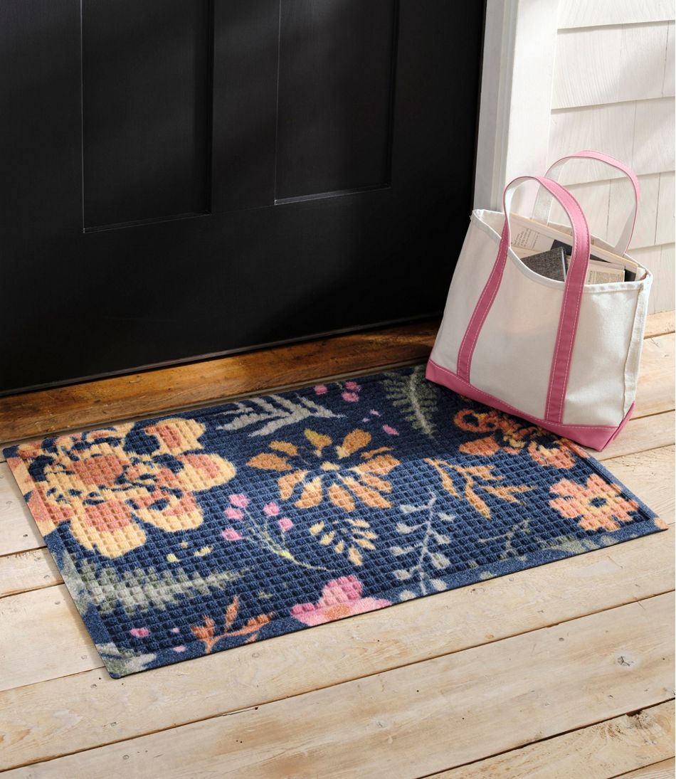 Printed Recycled Waterhog Doormat, Floral | L.L.Bean Signature