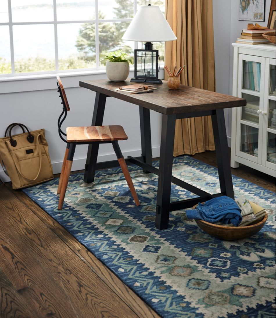 Double Border Wool Hooked Rug | L.L.Bean Exclusive