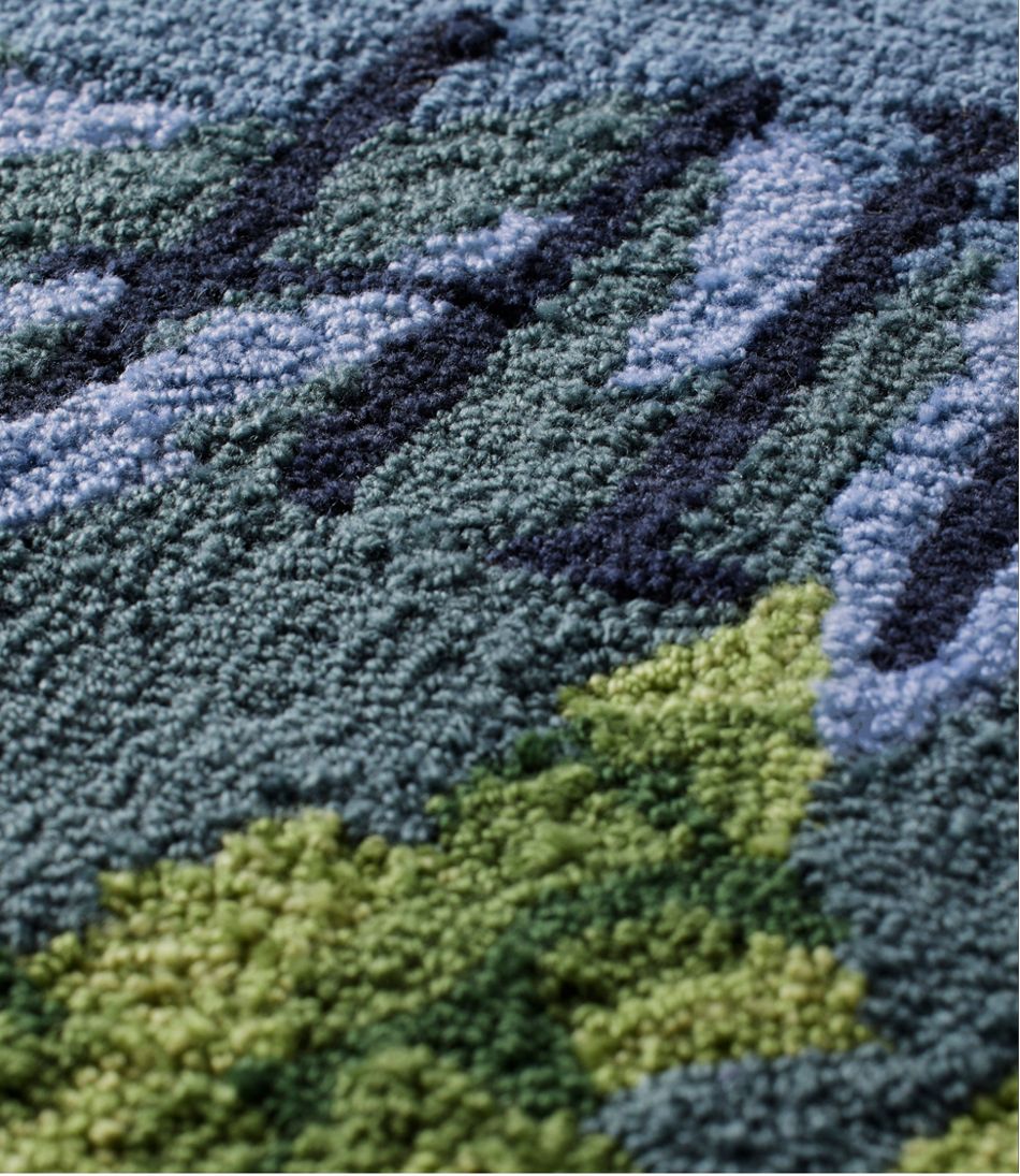Indoor/Outdoor Vacationland Runner, Lakeside Mountain Scene | L.L.Bean Popular