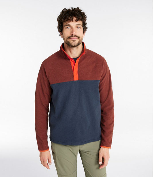 Men's All Season Access Fleece Pullover, Colorblock | L.L.Bean Popular