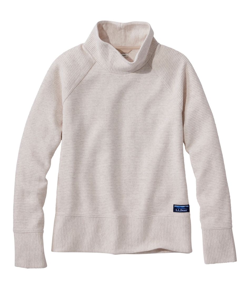 Women's Lakewashed Double-Knit Funnelneck | L.L.Bean Featured