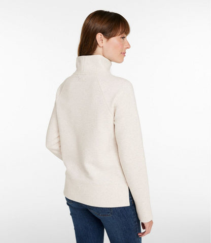 Women's Lakewashed Double-Knit Funnelneck | L.L.Bean Featured