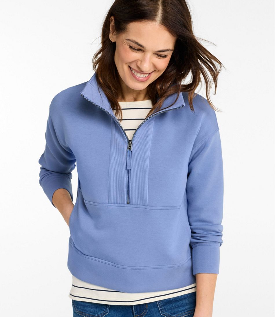 Women's L.L.Bean CloudSoft Top, Half-Zip Pullover | L.L.Bean Popular