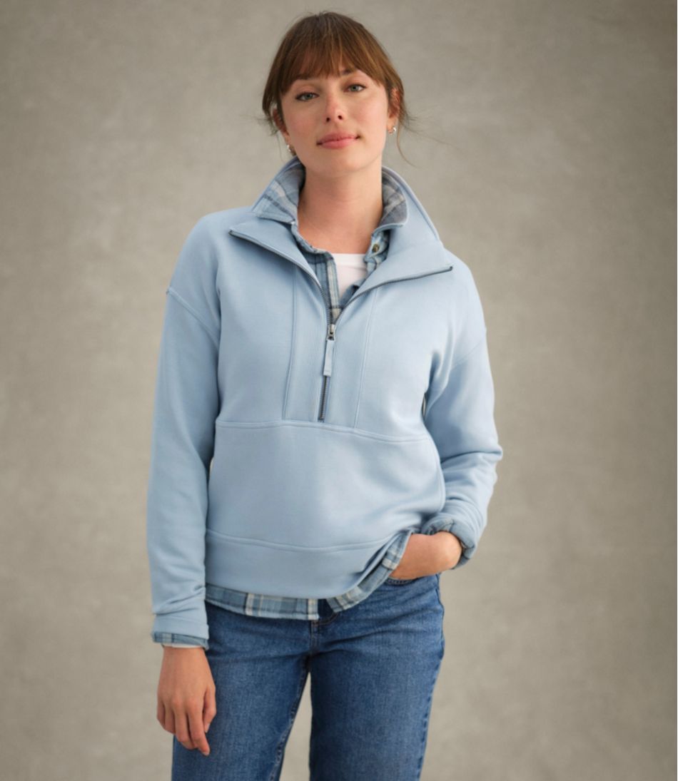 Women's L.L.Bean CloudSoft Top, Half-Zip Pullover | L.L.Bean Popular