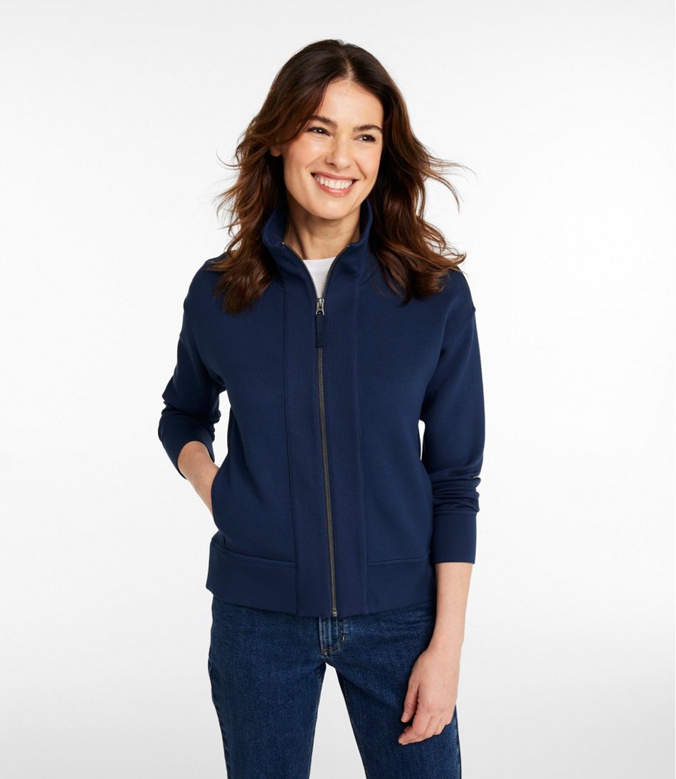 Women's L.L.Bean CloudSoft Top, Full-Zip | L.L.Bean Best Seller