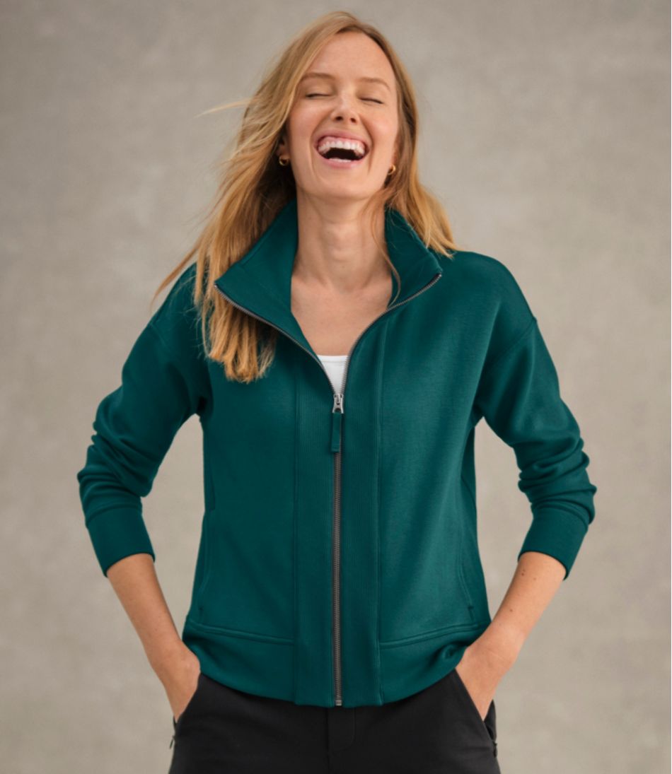 Women's L.L.Bean CloudSoft Top, Full-Zip | L.L.Bean Best Seller