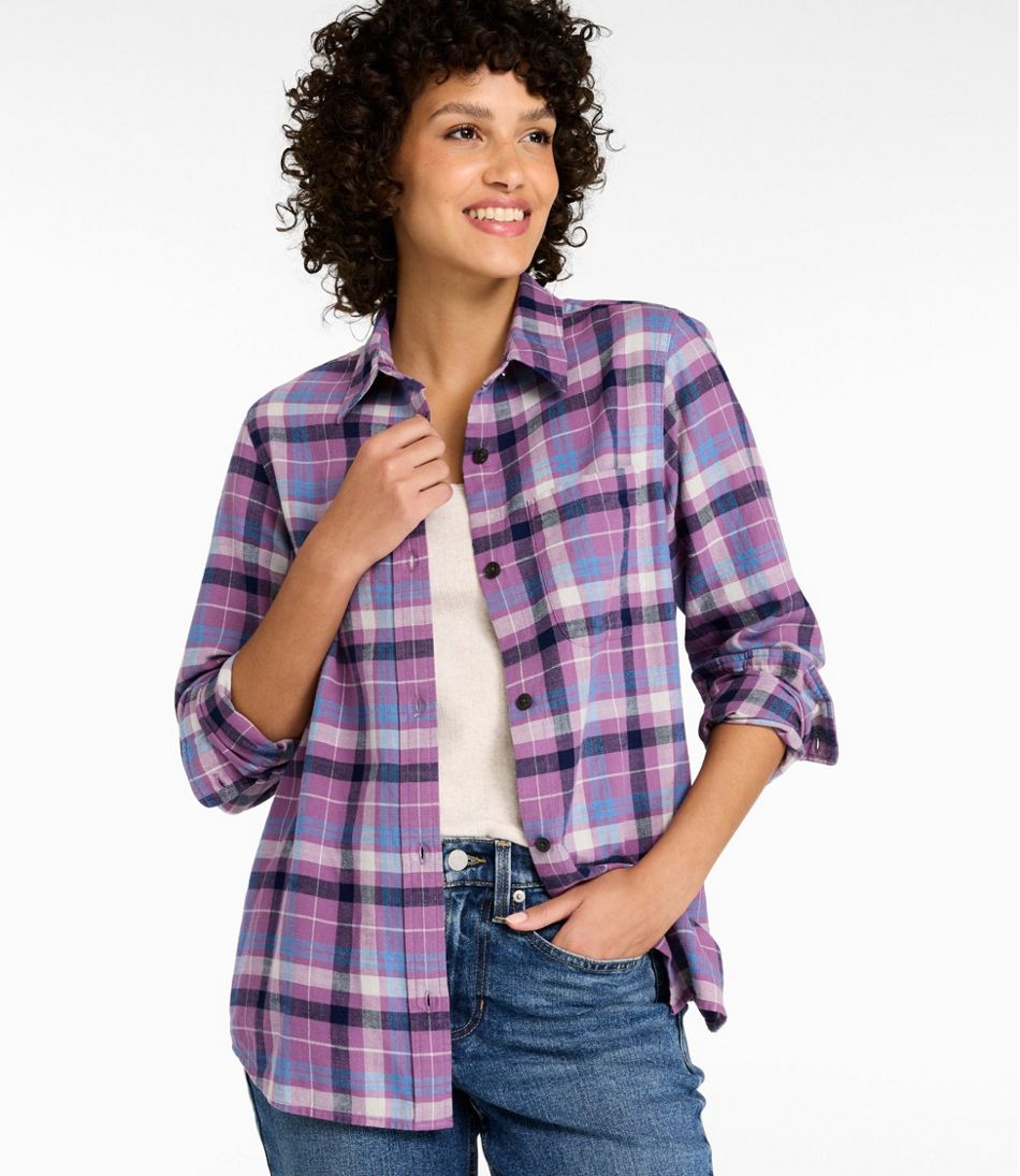 Women's Sunwashed Twill Shirt | L.L.Bean Signature