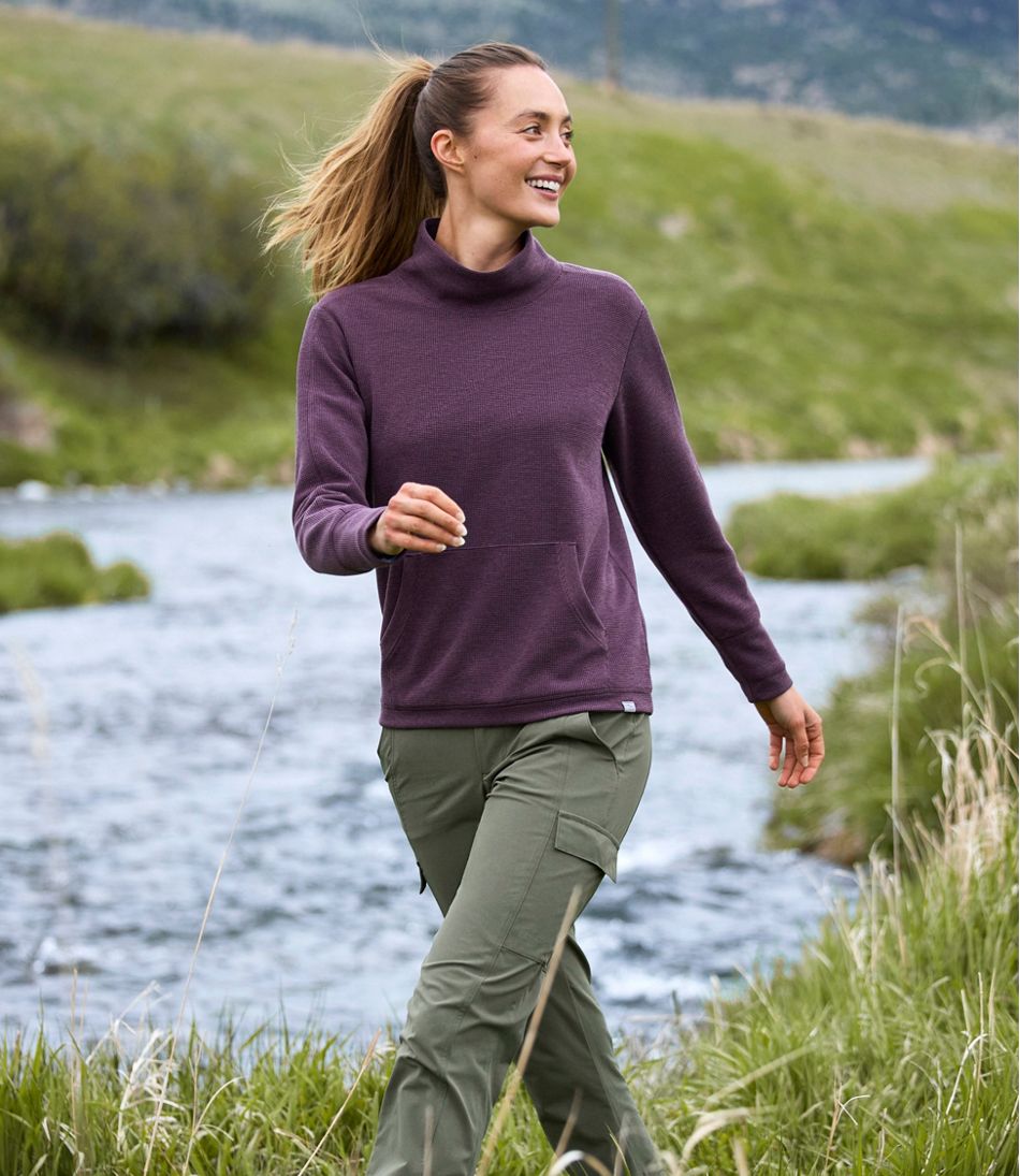 Women's Mountainside Micro Waffle Pullover | L.L.Bean Essential