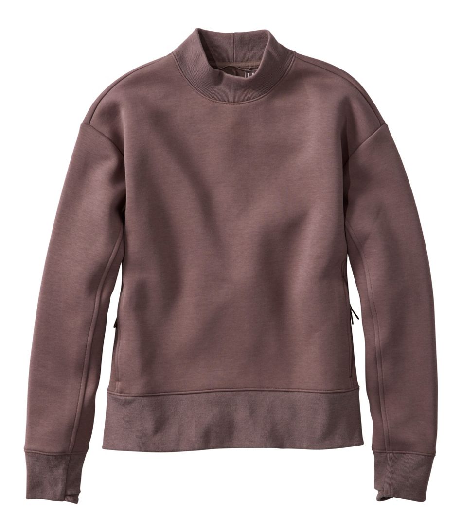 Women's Multisport Mockneck Pullover Sweatshirt | L.L.Bean Everyday