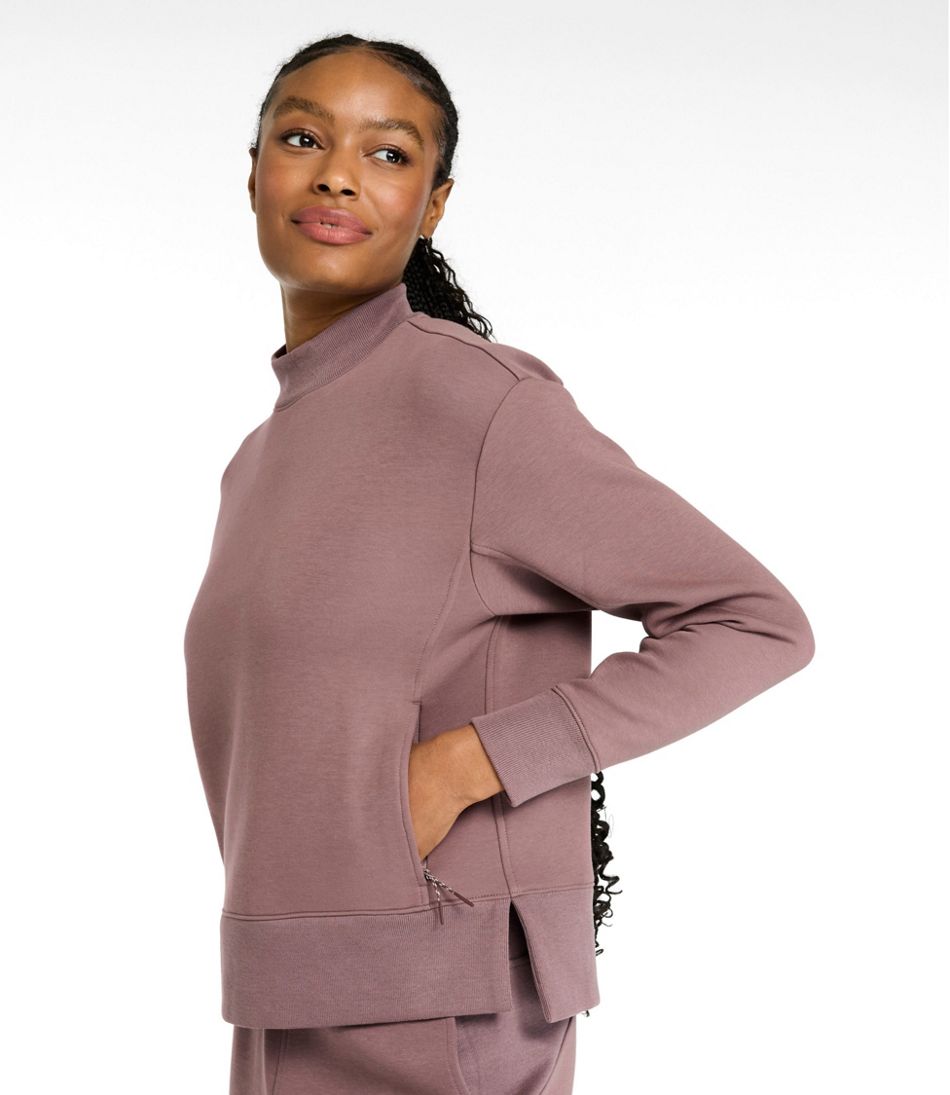 Women's Multisport Mockneck Pullover Sweatshirt | L.L.Bean Everyday