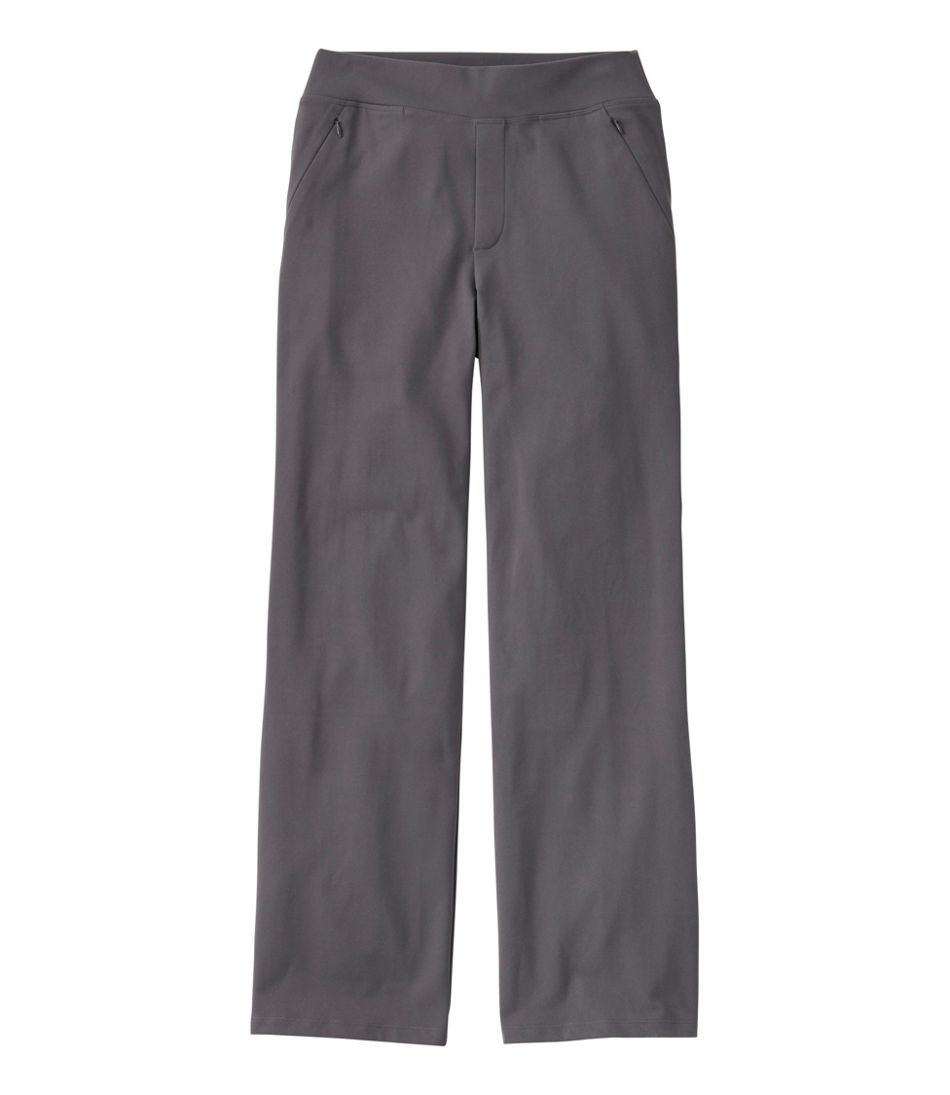 Women's Go-Anywhere Pants, High-Rise Wide-Leg | L.L.Bean Great Value