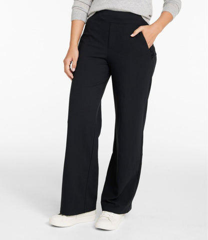 Women's Go-Anywhere Pants, High-Rise Wide-Leg | L.L.Bean Great Value