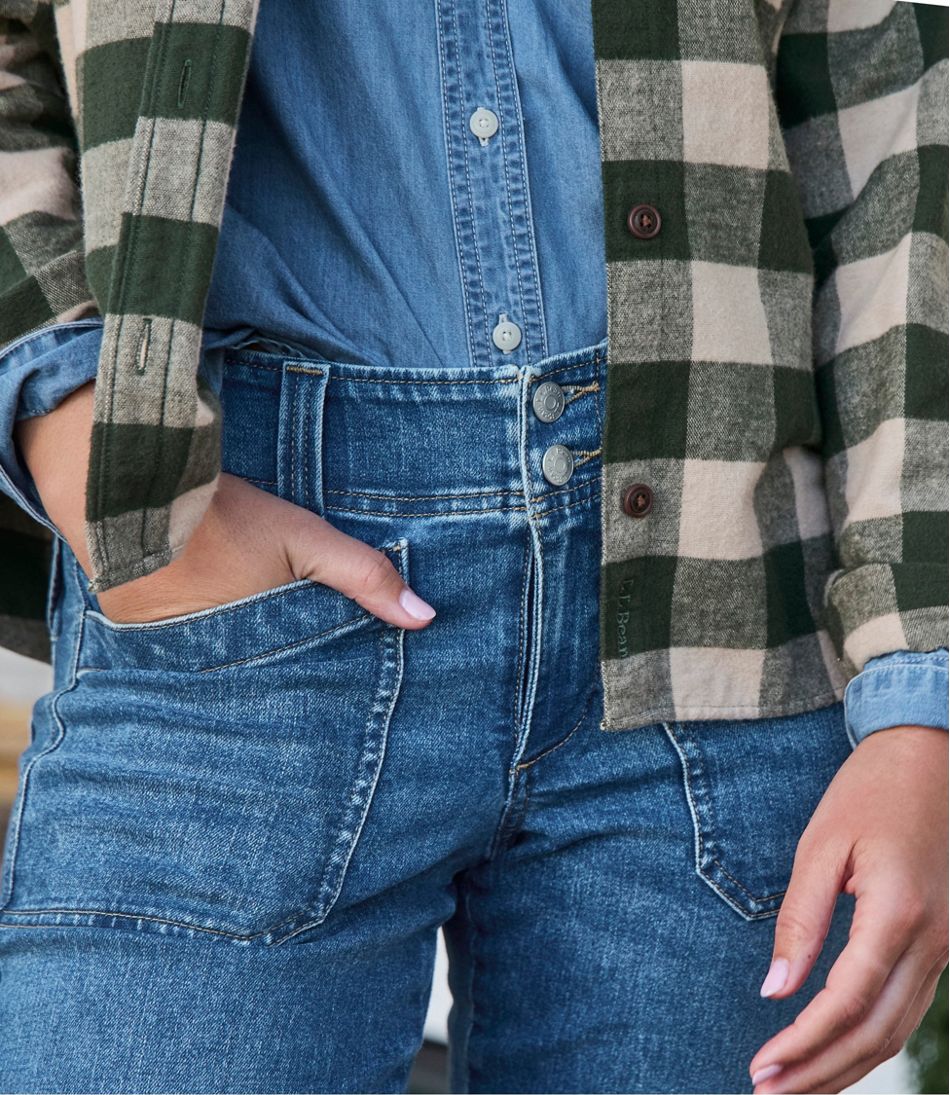 Women's 1912 Field Denim Pants, Mid-Rise Ankle Utility | L.L.Bean Latest