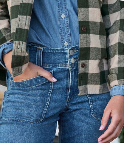 Women's 1912 Field Denim Pants, Mid-Rise Ankle Utility | L.L.Bean Latest