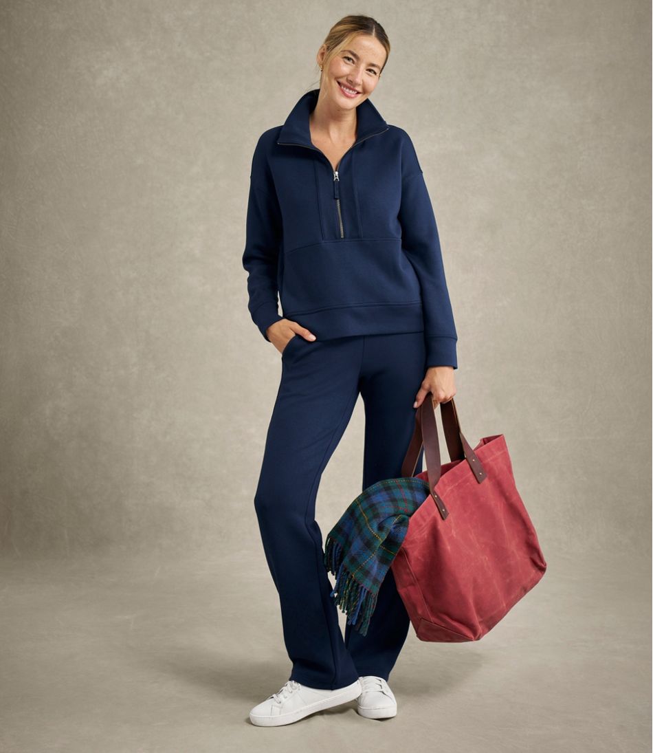 Women's L.L.Bean CloudSoft Pants, Mid-Rise Straight-Leg | L.L.Bean Trending