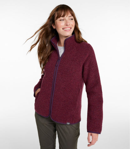 Women's All Season Wool Fleece Full-Zip Jacket | L.L.Bean Recommended