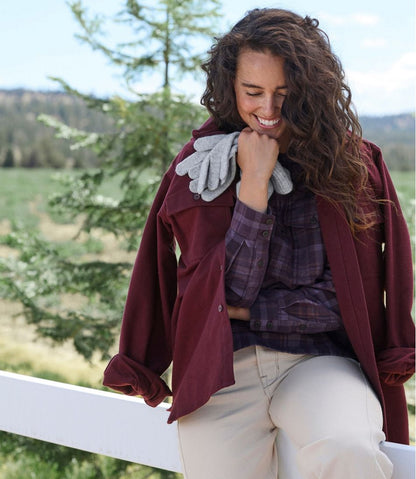 Women's Sunwashed Corduroy Shirt | L.L.Bean Exclusive