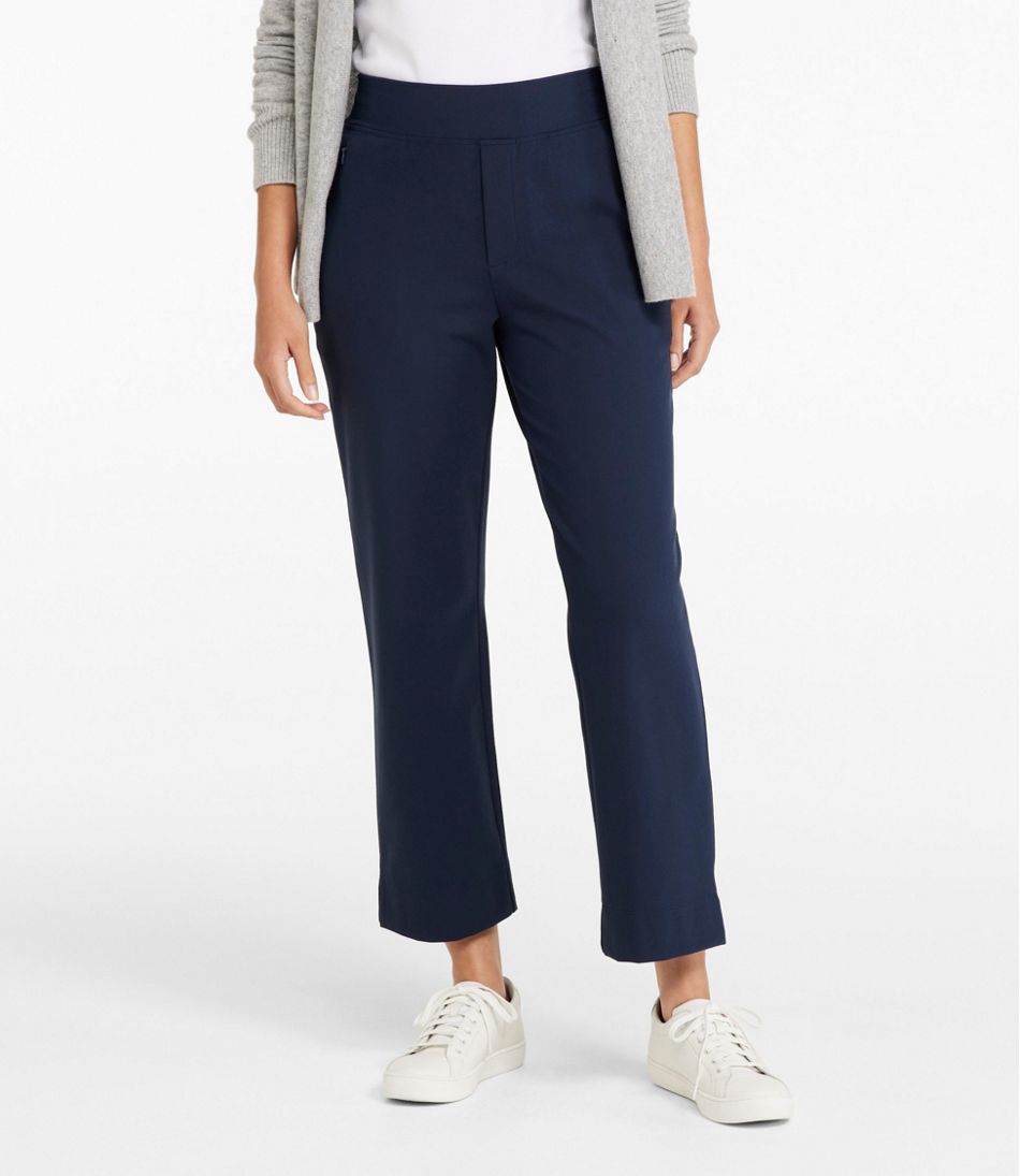 Women's Go-Anywhere Pants, High-Rise Straight-Leg Ankle | L.L.Bean Great Value