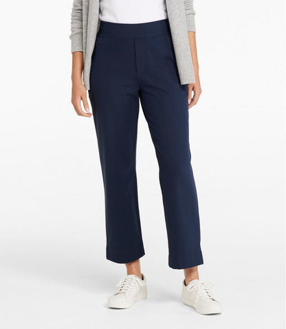 Women's Go-Anywhere Pants, High-Rise Straight-Leg Ankle | L.L.Bean Great Value