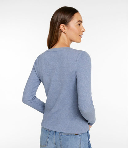 Women's Signature Premium Thermal Tops, Long-Sleeve Henley Shirt | L.L.Bean Trending