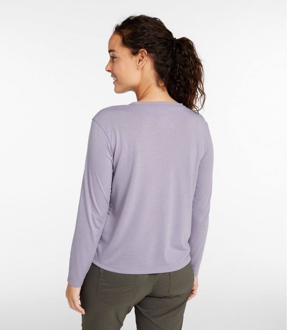Women's Vista Camp V-Neck Pocket Tee, Long-Sleeve | L.L.Bean Signature