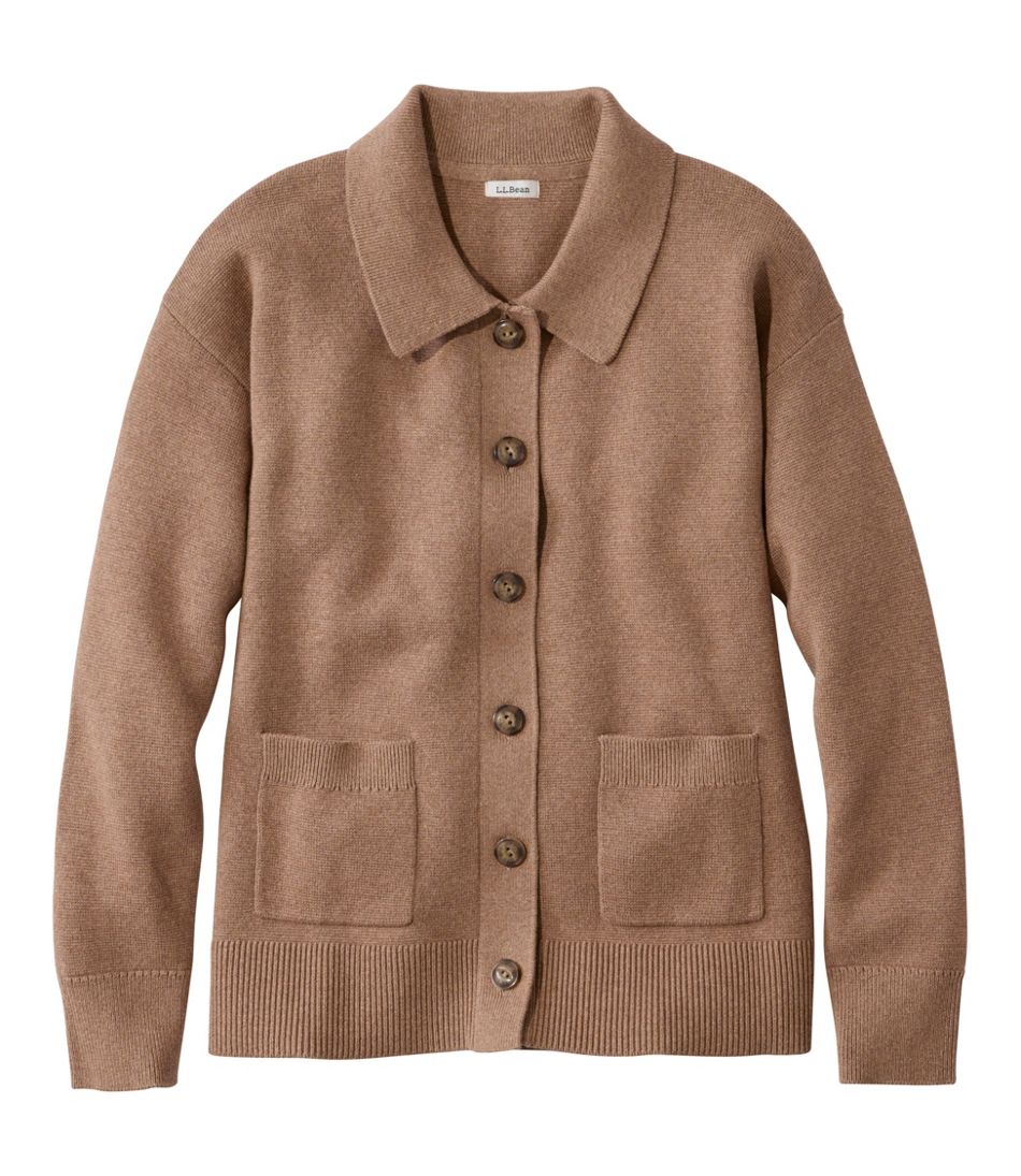Women's Wicked Soft Cotton/Cashmere Cardigan | L.L.Bean Essential