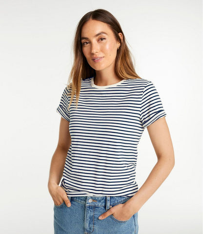 Women's Signature Premium Essential Tee, Short-Sleeve Novelty | L.L.Bean Latest