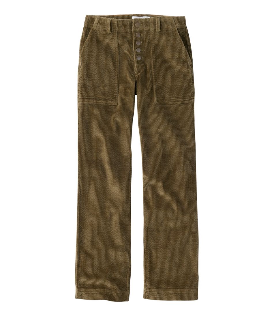 Women's Signature Utility Corduroy Pants, Mid-Rise Straight-Leg | L.L.Bean Featured
