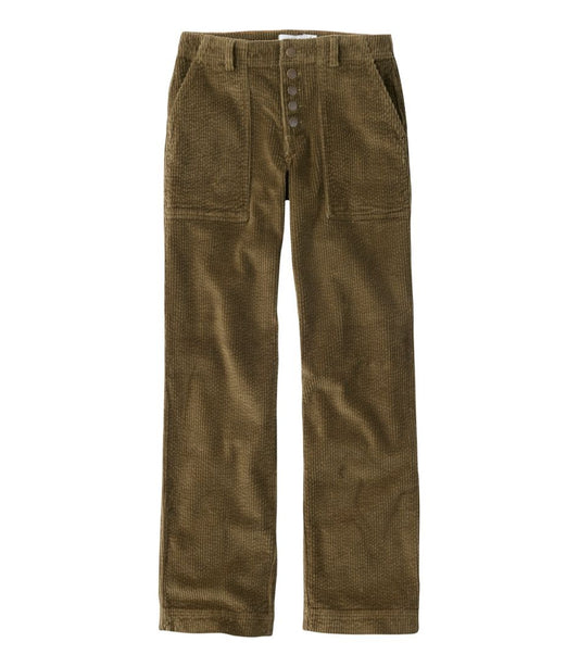 Women's Signature Utility Corduroy Pants, Mid-Rise Straight-Leg | L.L.Bean Featured