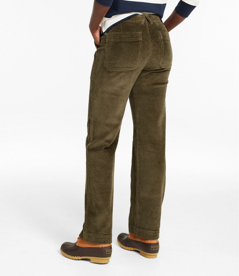 Women's Signature Utility Corduroy Pants, Mid-Rise Straight-Leg | L.L.Bean Featured