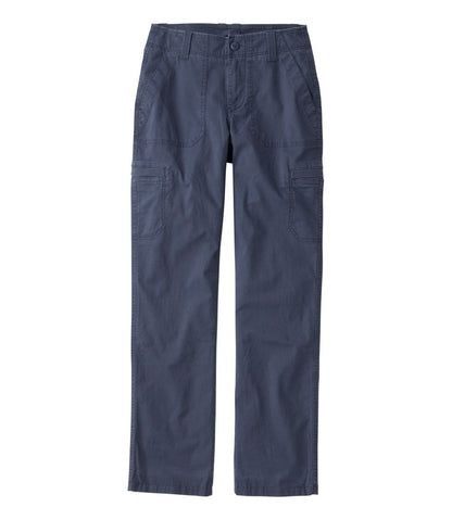 Women's 207 Vintage Cotton Canvas Pants, Mid-Rise Straight-Leg Cargo Lined | L.L.Bean Popular