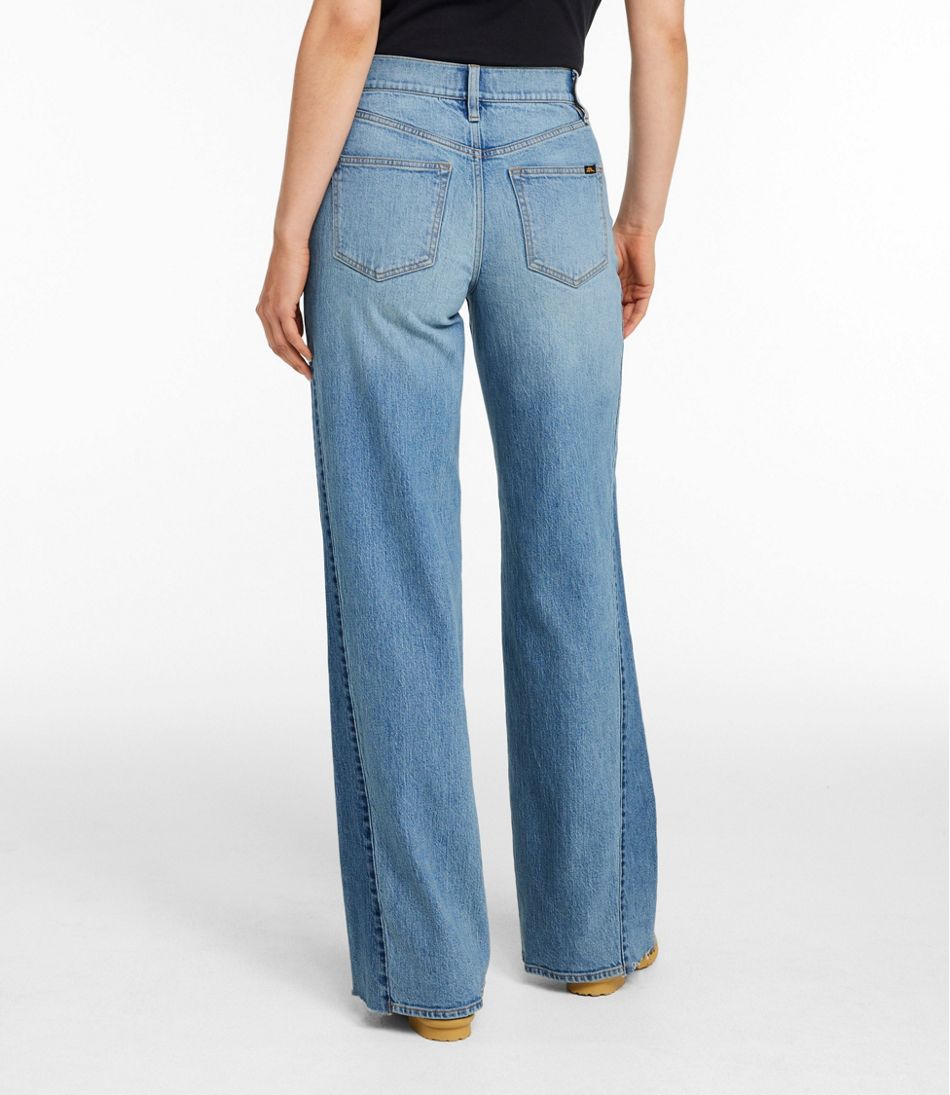 Women's Signature 1912 Premium Jeans, High-Rise Relaxed Wide-Leg | L.L.Bean Exclusive