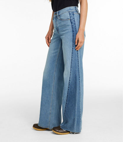 Women's Signature 1912 Premium Jeans, High-Rise Relaxed Wide-Leg | L.L.Bean Exclusive